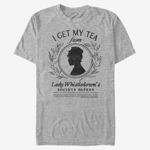 Queens Netflix Bridgerton - Whistledown Tea Unisex T-Shirt Heather Grey