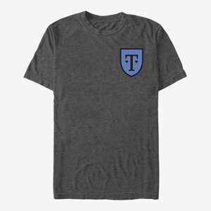 Queens Netflix Heartstopper - Truham Heart Crest Unisex T-Shirt Dark Heather Grey