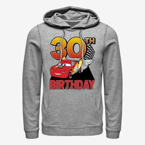 Queens Pixar Cars 2 - Lightning Birthday 30 Unisex Hoodie Heather Grey