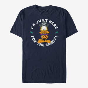 Queens Paramount Garfield - Here For Candy Unisex T-Shirt Navy Blue