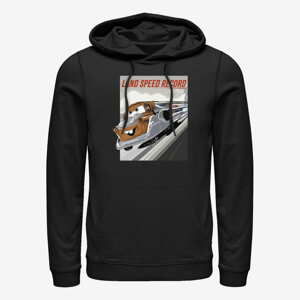 Queens Pixar Cars-Cars 2 - Speed Record Unisex Hoodie Black