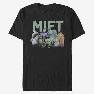 Queens Pixar Monsters At Work - Mift Crew Unisex T-Shirt Black