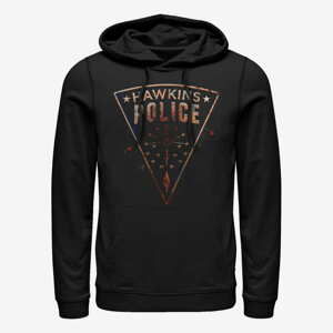 Queens Netflix Stranger Things - Hawkins Police Rats Unisex Hoodie Black