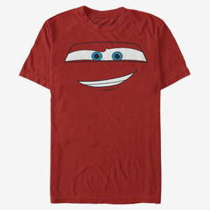Queens Pixar Cars 1-2 - McQueen Big Face Unisex T-Shirt Red