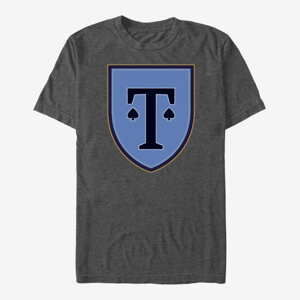 Queens Netflix Heartstopper - Truham Spade Crest Unisex T-Shirt Dark Heather Grey