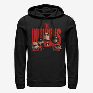 Queens Pixar Incredibles - Title Head Unisex Hoodie Black