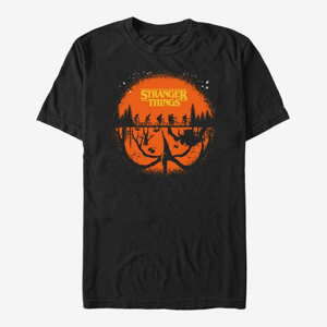 Queens Netflix Stranger Things - 2 PLANE HAUNT Unisex T-Shirt Black