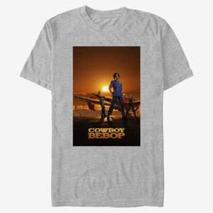 Queens Netflix Cowboy Bebop - Sunset Poster Unisex T-Shirt Heather Grey