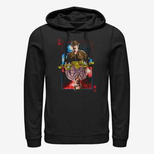 Queens Netflix Stranger Things - Hopper Card Unisex Hoodie Black