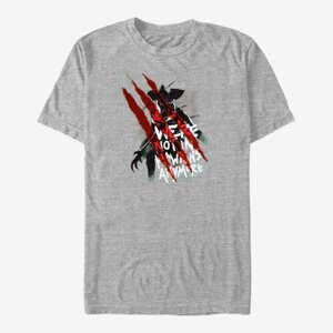 Queens Netflix Stranger Things - Demogorgen Slashes Unisex T-Shirt Heather Grey
