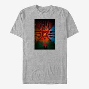 Queens Netflix Stranger Things - S4 Main Poster Unisex T-Shirt Heather Grey