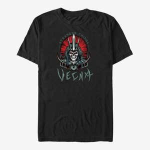 Queens Netflix Stranger Things - Vecna Tombstone Badge Unisex T-Shirt Black