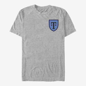 Queens Netflix Heartstopper - Truham Heart Crest Unisex T-Shirt Heather Grey