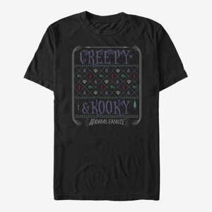 Queens MGM The Addams Family - Creepy Kooky Sweater Unisex T-Shirt Black