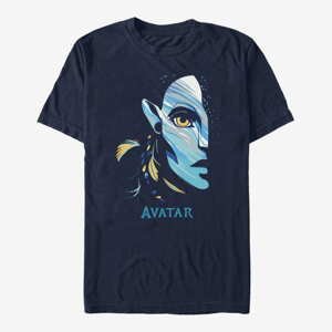 Queens Twentieth Century Fox Avatar 2 - Half Face Unisex T-Shirt Navy Blue