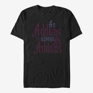 Queens MGM The Addams Family - Always An Adams Unisex T-Shirt Black
