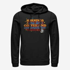 Queens Netflix Stranger Things - Coffee Contemplations Unisex Hoodie Black