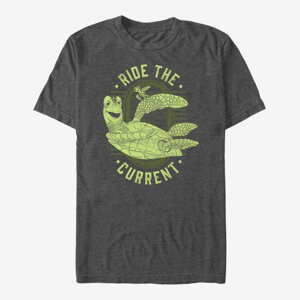 Queens Pixar Finding Nemo - Turtle Saver Unisex T-Shirt Dark Heather Grey