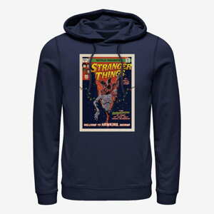 Queens Netflix Stranger Things - Comic Cover Unisex Hoodie Navy Blue