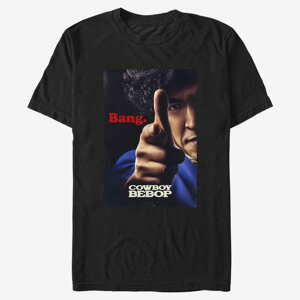 Queens Netflix Cowboy Bebop - Spike Bang Poster Unisex T-Shirt Black