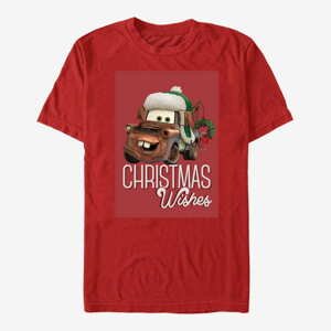 Queens Pixar Cars 1-2 - Christmas Wishes Unisex T-Shirt Red