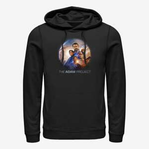 Queens Netflix The Adam Project - Characters Badge Unisex Hoodie Black