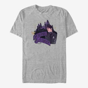 Queens MGM Wednesday - Nevermore Academy Unisex T-Shirt Heather Grey