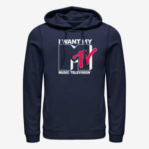 Queens Paramount MTV - Want Logo Unisex Hoodie Navy Blue