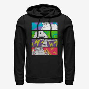 Queens Pixar Monsters At Work - Color Panels Unisex Hoodie Black