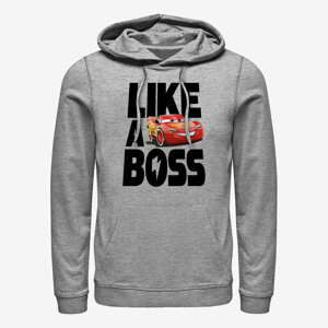 Queens Pixar Cars 3 - Boss McQueen Unisex Hoodie Heather Grey