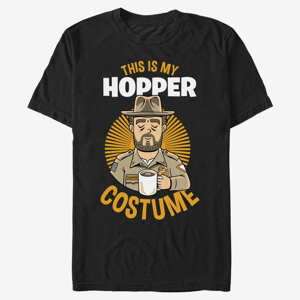 Queens Netflix Stranger Things - Hopper Costume Unisex T-Shirt Black