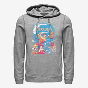 Queens Pixar Hercules - Hercules Box Fade Unisex Hoodie Heather Grey