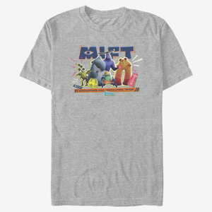 Queens Pixar Monsters At Work - Mift Comedians Unisex T-Shirt Heather Grey