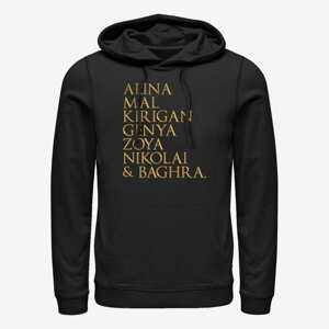 Queens Netflix Shadow and Bone - Shadow and Bone Character Stack Unisex Hoodie Black