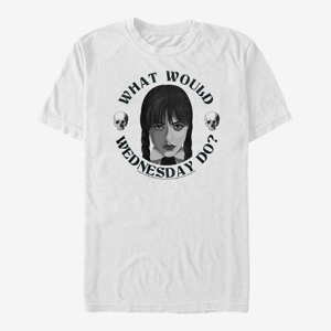 Queens MGM Wednesday - What Would Wednesday Do Unisex T-Shirt White