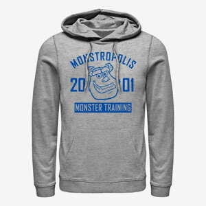 Queens Pixar Monster's Inc. - Monster Training Unisex Hoodie Heather Grey