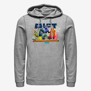 Queens Pixar Monsters At Work - Mift Comedians Unisex Hoodie Heather Grey