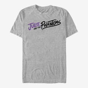 Queens Netflix Julie And The Phantoms - Curved Logo Unisex T-Shirt Heather Grey