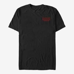 Queens Netflix Stranger Things - RedFire Logo Unisex T-Shirt Black