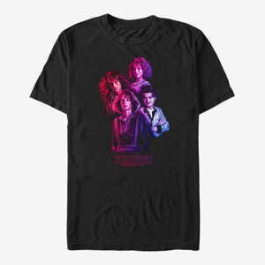 Queens Netflix Stranger Things - Gradient Group Unisex T-Shirt Black