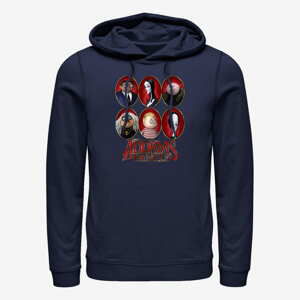 Queens MGM The Addams Family - Family Portraits Unisex Hoodie Navy Blue