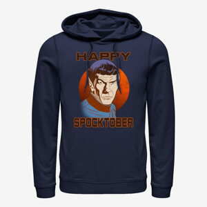 Queens Paramount Star Trek - Happy Spocktober Unisex Hoodie Navy Blue