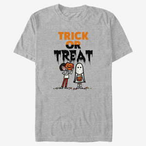 Queens Netflix Stranger Things - Trick or Treat Unisex T-Shirt Heather Grey