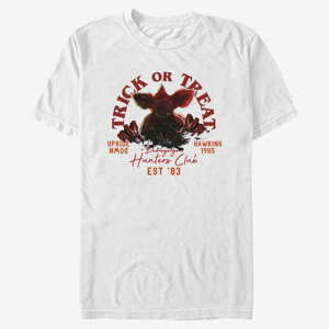 Queens Netflix Stranger Things - Trick Or Treat Hunters Unisex T-Shirt White