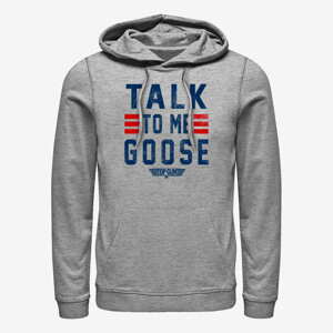 Queens Paramount Top Gun - Goose Talk Stack Unisex Hoodie Heather Grey