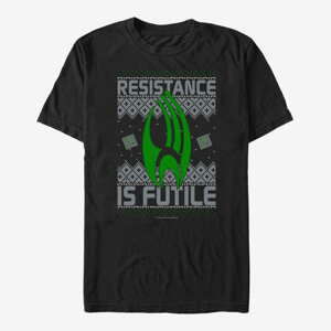 Queens Paramount Star Trek - Resistance to Xmas Unisex T-Shirt Black