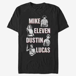 Queens Netflix Stranger Things - Cast Characteristic Unisex T-Shirt Black