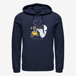 Queens Pixar Wall-E - Sparks Fly Unisex Hoodie Navy Blue