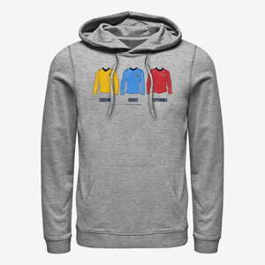 Queens Paramount Star Trek - Divisions Unisex Hoodie Heather Grey