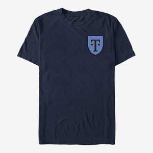 Queens Netflix Heartstopper - Truham Heart Crest Unisex T-Shirt Navy Blue